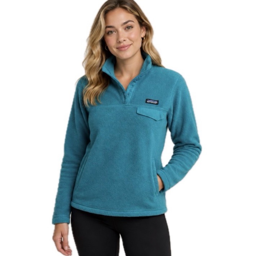 Patagonia,Women's Blue Fleece Jacket size M